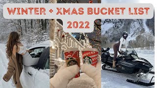 Winter+ Christmas Bucket list 2022 🎄 | Ideas ❄️