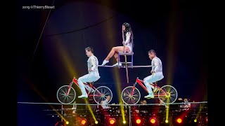 High Wire Tight Rope Dangerous Extreme Circus Act Human Pyramid 7 People Hire Performance