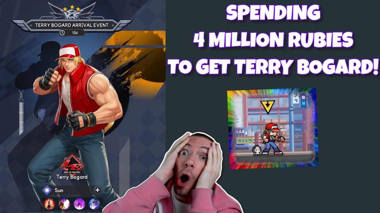 Spending 4 Million Rubies To Get Terry Bogard King of Fighters AFK