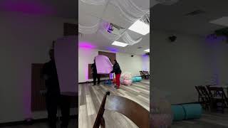 DIY backdrop tutorial #lasvegaseventplanner #balloontutorial #backdrop #foamboard #diybackdrop #diy