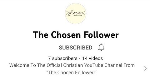 The Chosen Follower