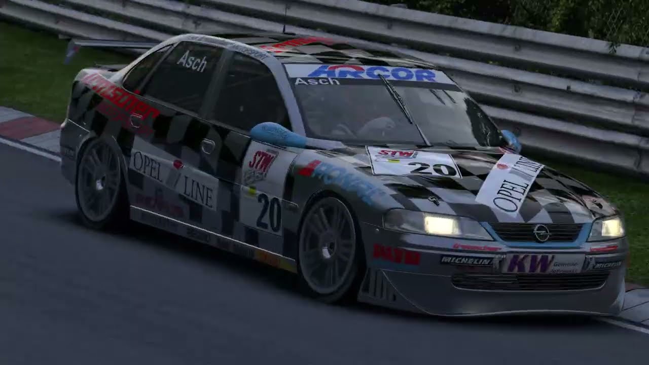 Noticed brake clipping!!! =/ RaceRoom Racing (Nordschleife NLS) daily race Opel Vectra Super Touring