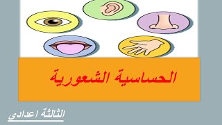 الحساسية الشعورية للسنة الثالثة اعدادي