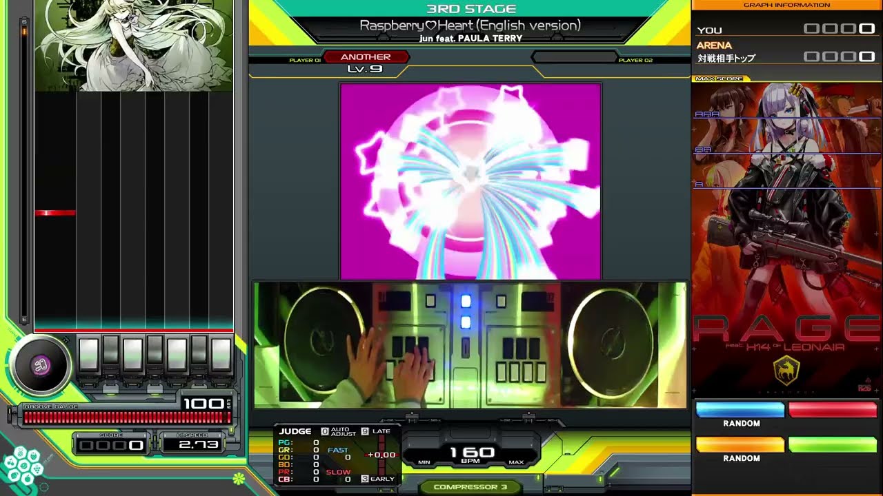 フルコンランダム【beatmania IIDX】Raspberry♡Heart(English