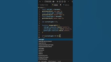 Traffic Light with HTML, CSS, and JavaScript🚦