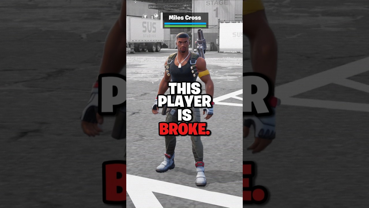 The player that went BROKE from Fortnite?