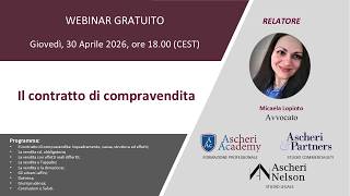 Il contratto di compravendita