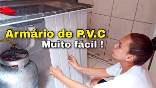 Armário de PVC fácil e barato !