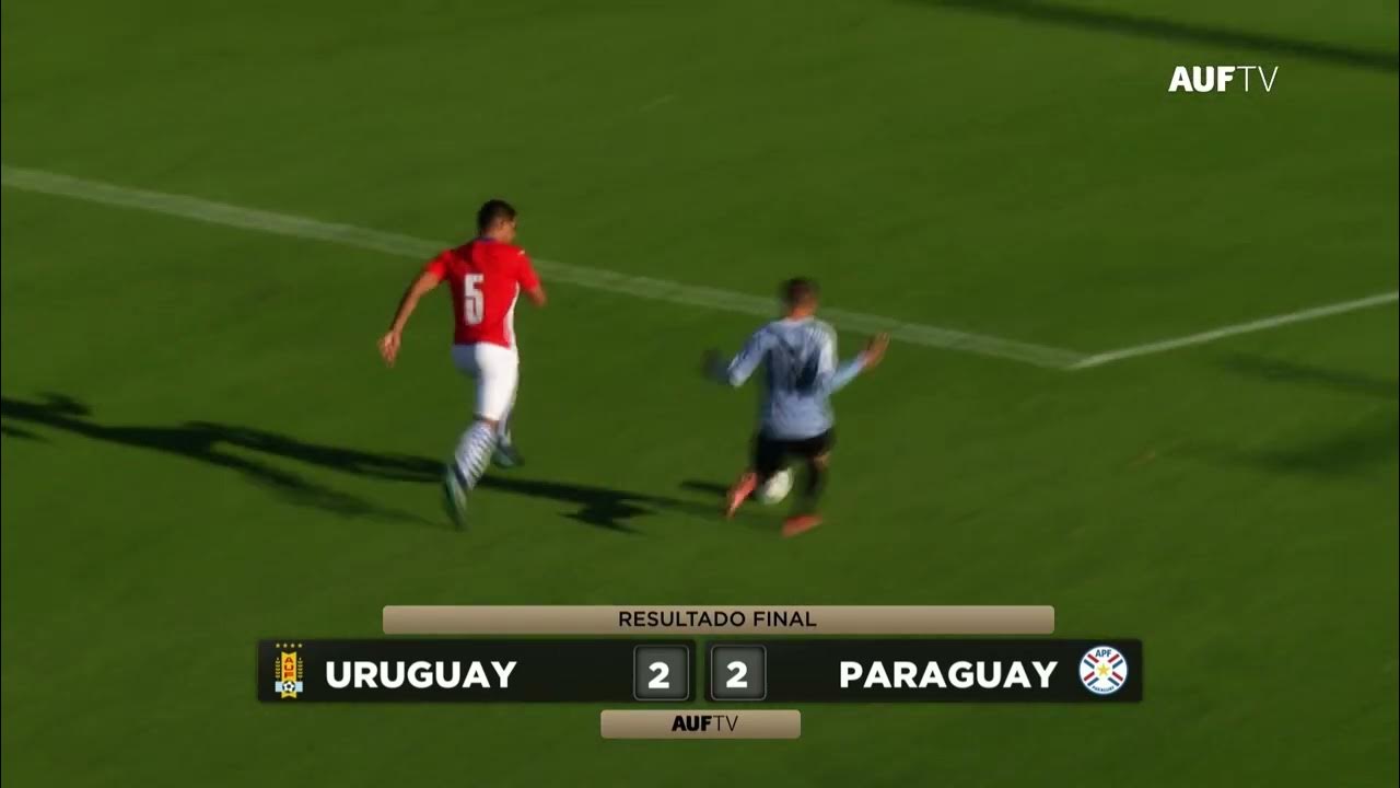 Amistosos sub-20: Uruguay vs Chile en vivo por AUF.TV - AUF