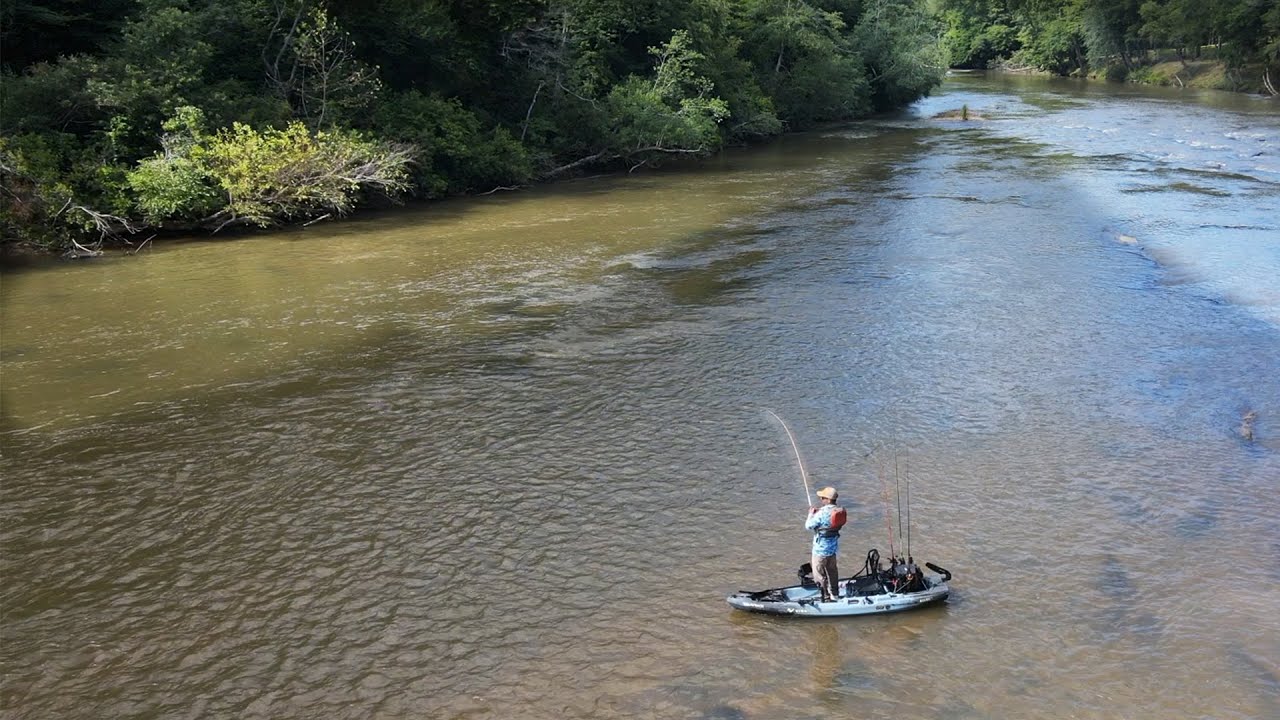 Pescando Rio Hermoso en Estados Unidos (Lobinas Grandes)