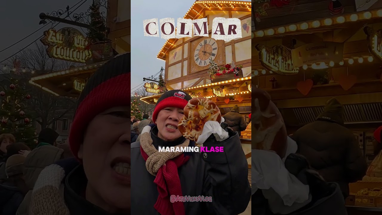 Colmar, France at Christmas by I Atevicksvlog 