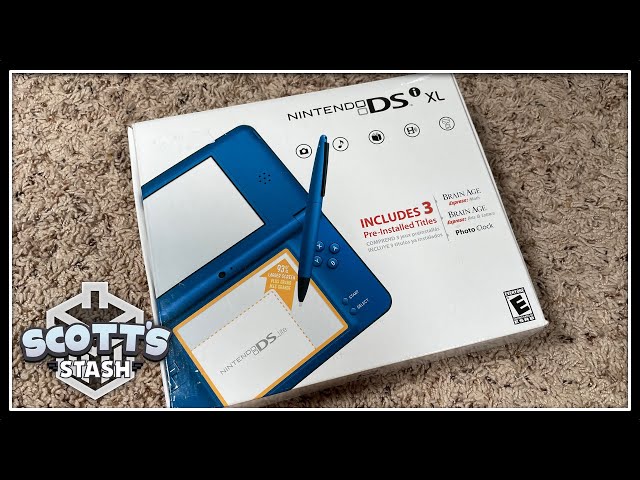 A closer look at America's exclusive blue Nintendo DSi