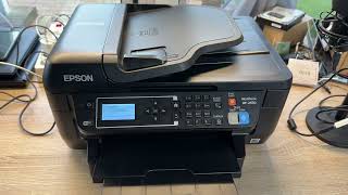 How to print head cleaning Epson WorkForce WF-2650 printer DIY