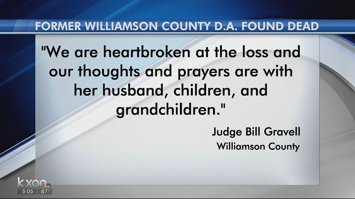 Former Williamson County DA Jana Duty found dead