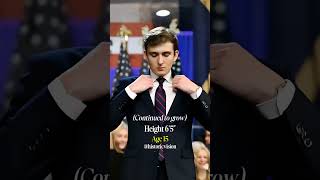 The Evolution of Barron Trump: His life journey through the years.