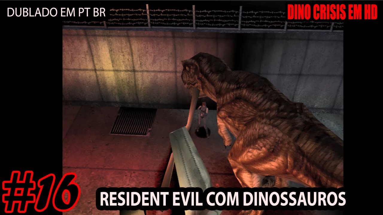 Dino Crisis 1 - PS1- PSONE - FULL HD - Português PT-BR 