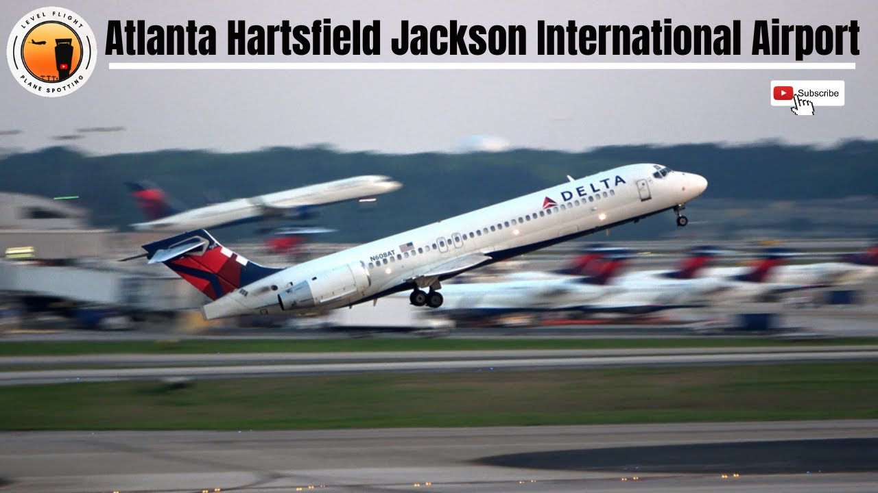 4K Worlds Busiest Airport Plane Spotting Atlanta Hartsfield Jackson