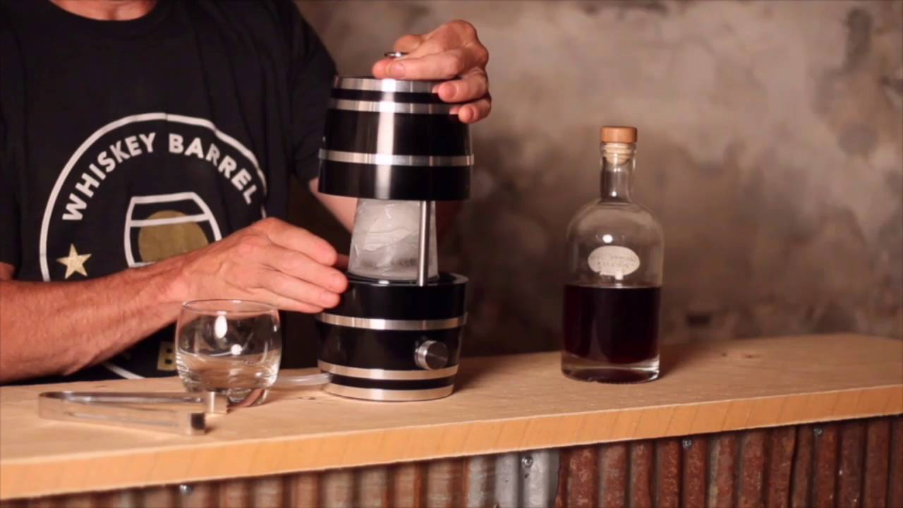 WHISKEY BARREL ICE BALLER-Worlds most premium ICE ball press 