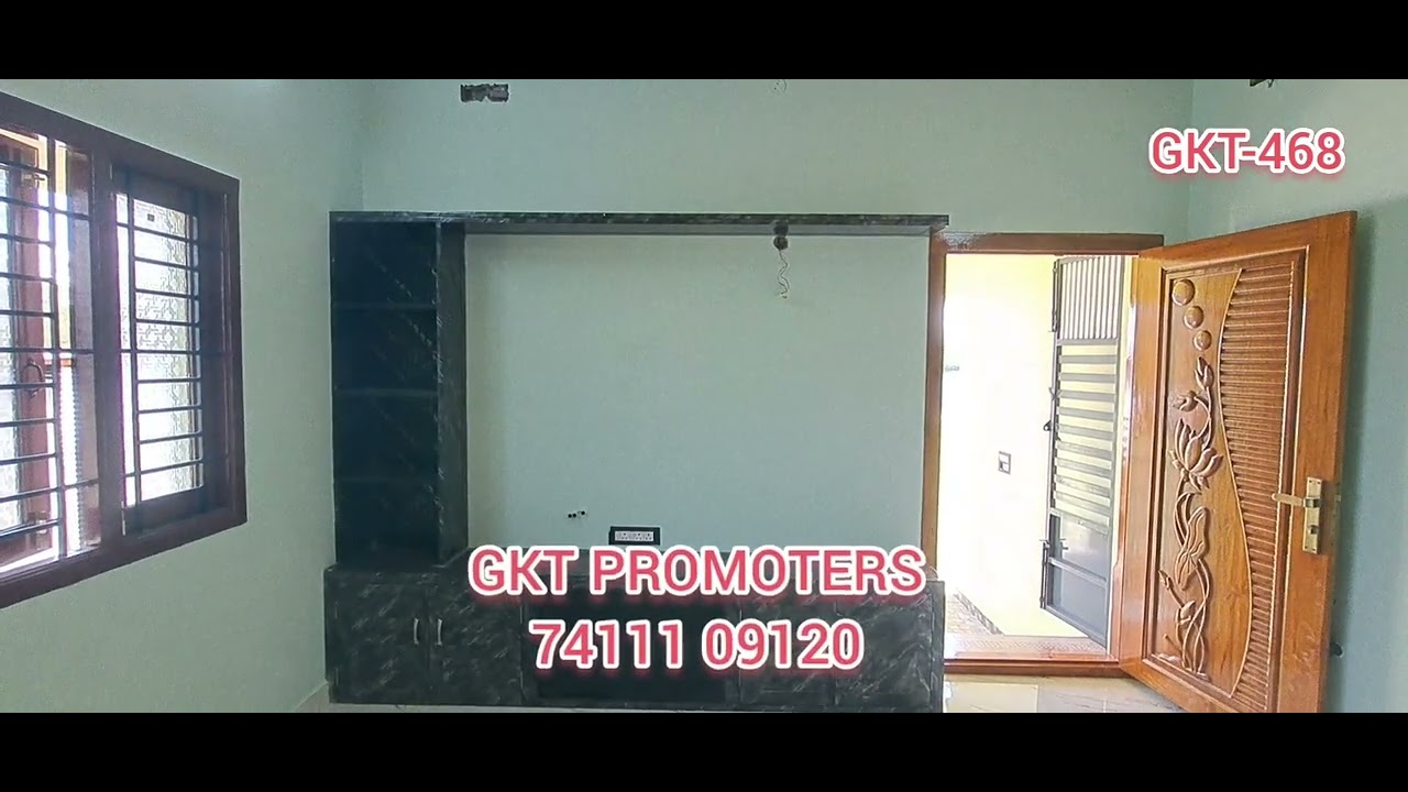 Trichy Mathur 2BHK New Individual House for Sale with Car Parking| Near Airport | ₹55 Lakhs GKT-468