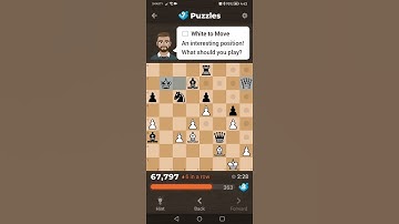 New cool interface on chess.com puzzles😊 #chess #learnchesstactics #onlinechesscoach