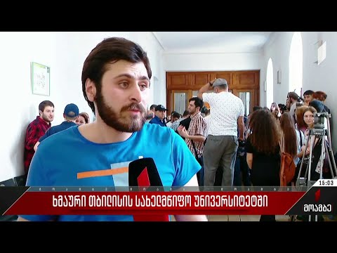 ხმაური თბილისის სახელმწიფო უნივერსიტეტში