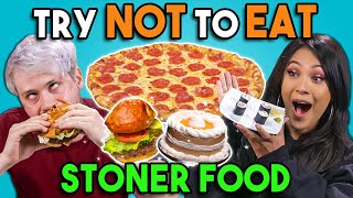 Stoners Try Not To Eat Challenge #2 | People Vs. Food