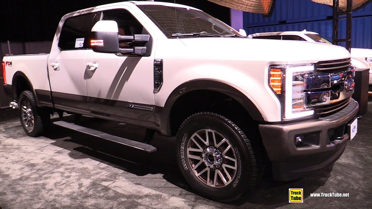 2019 Ford F250 Super Duty King Ranch Exterior And Interior Walkaround 2018 La Auto Show