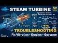 Steam Turbine Troubleshooting: Fix Vibration, Erosion & Governor Issues
