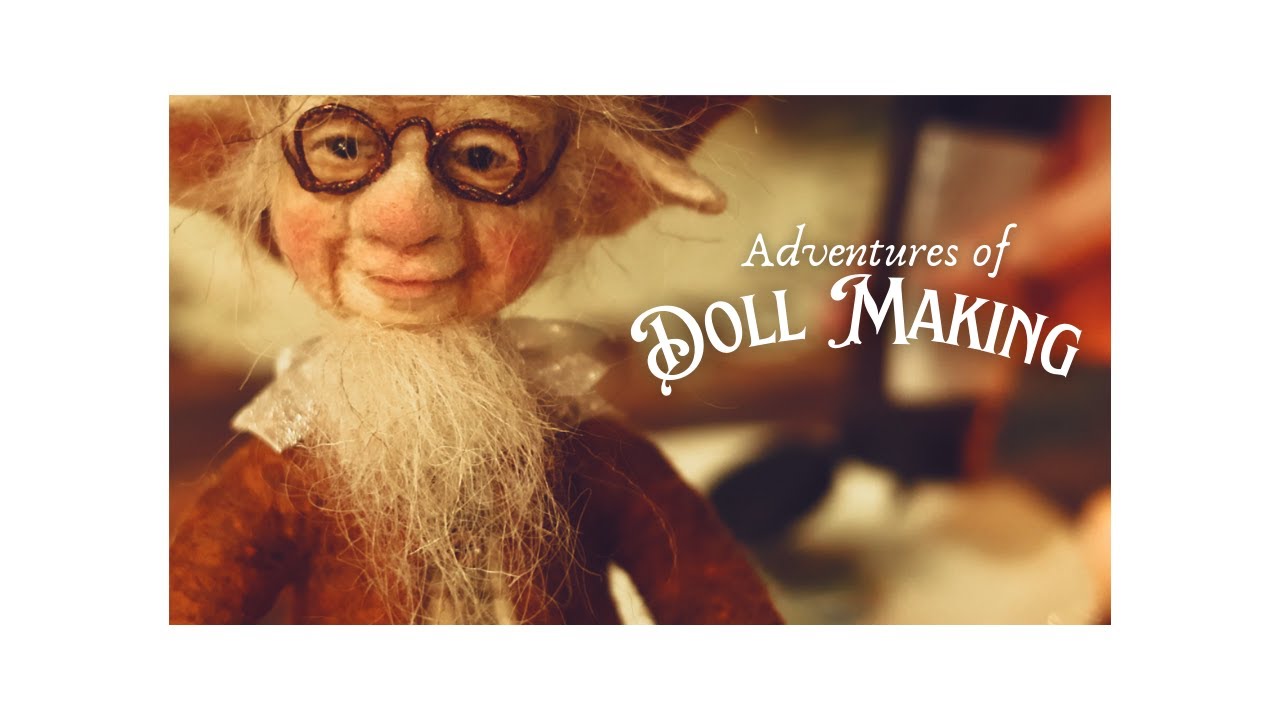 Making clothes and a miniature world for a Needle Felted Art Doll