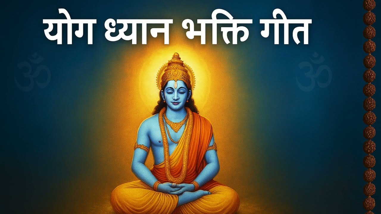 योग ध्यान भक्ति गीत | Yoga Meditation Bhakti Music | Peaceful Hindi Devotional Song