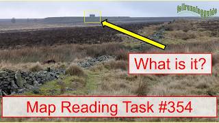 Map Reading Task 354 - Identify the man-made feature
