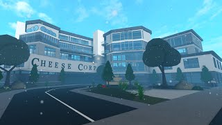 I built a 200k  City / Office Complex in Bloxburg (Speedbuild)