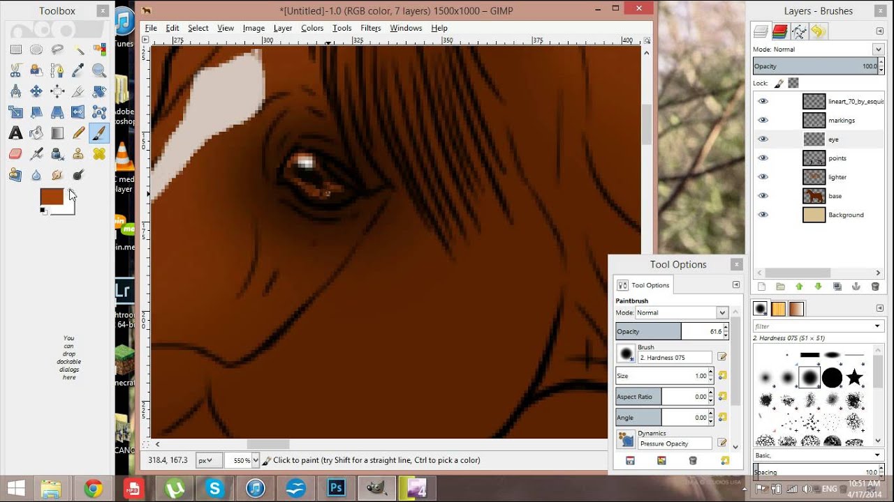 Valkyrie's Basic GIMP Lineart Tutorial PART 2 - YouTube