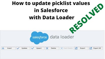 How to update Picklist Values in Salesforce with Data Loader (Multi-Select)