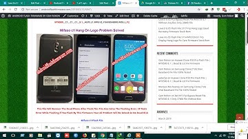 Mifaso c1 Flash File MT6580 About 7.0 Frp & Hang Logo Display Fix Update Firmware Stock Rom
