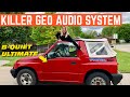 Did We Just Put The Best Audio System Ever In The $400 Geo Tracker?