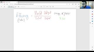 Unit 1 - Power & Efficiency