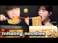 Mukbangers INHALING Noodles