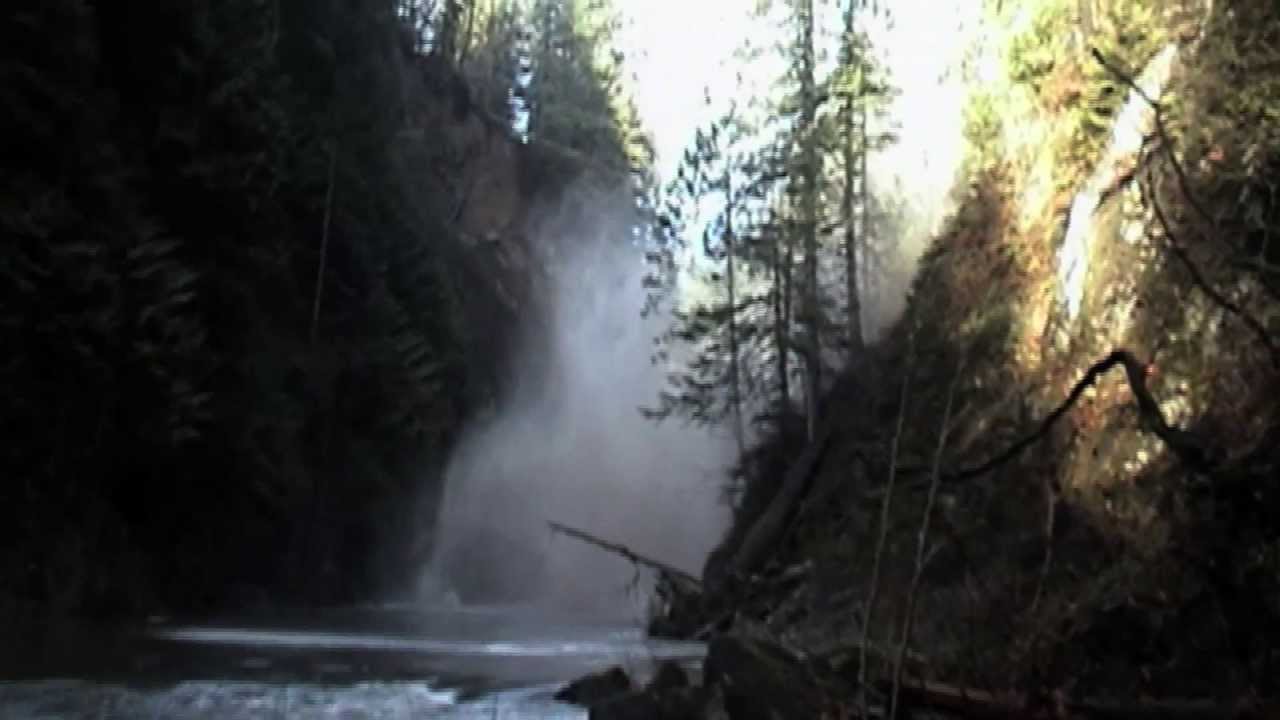 Debris Slides Into Kayakers' Path
