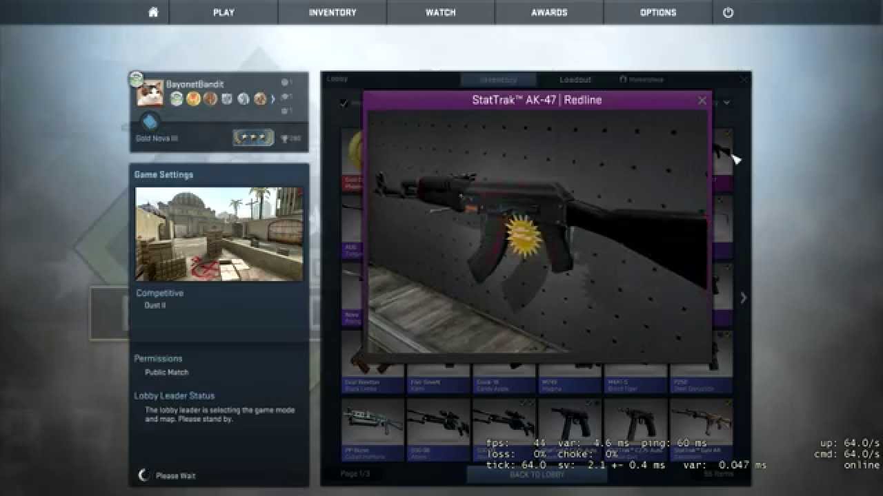 CS:GO Phoenix Case Unboxing StatTrak™ AK-47 | Redline (Field-Tested ...