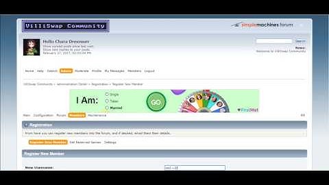 How to Sign Someone Up on your SMF Forum