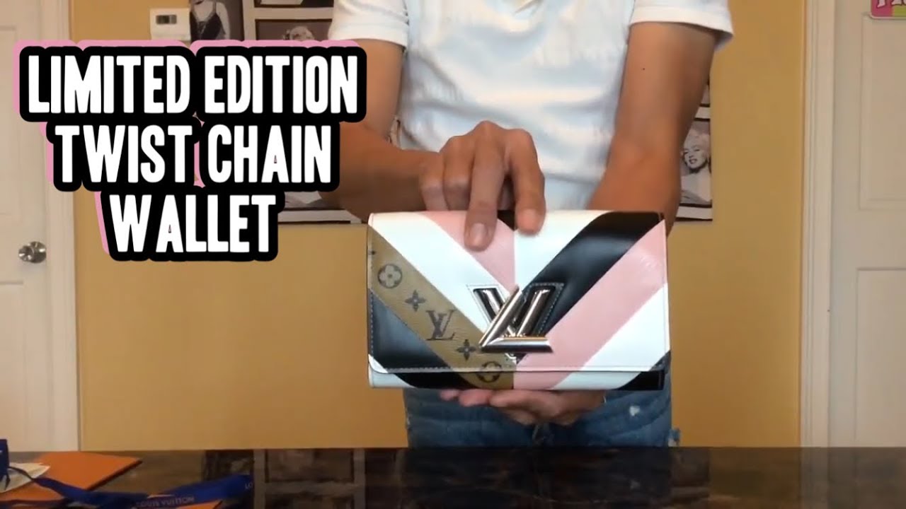 New Release! Louis Vuitton Twist Chain Wallet - YouTube