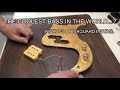 The coolest bass guitar in the world  pickups  pickguard installation