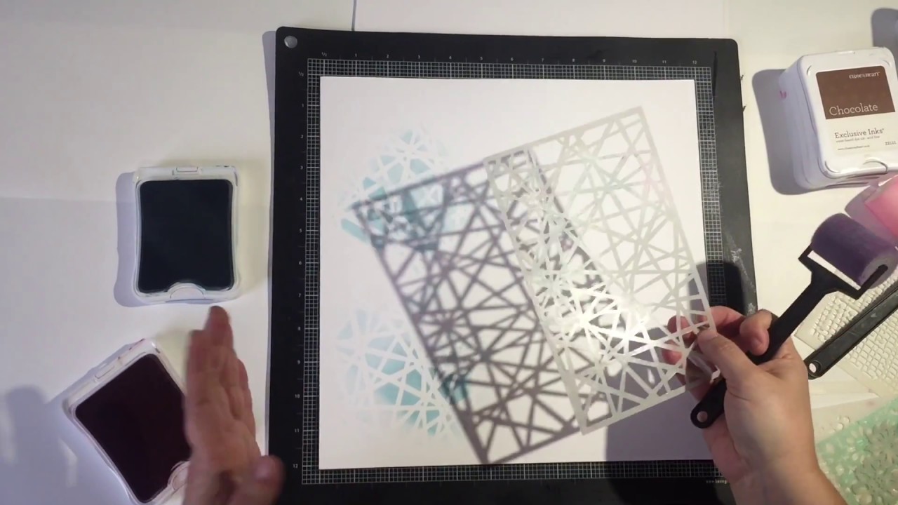 How to make your own background paper - YouTube