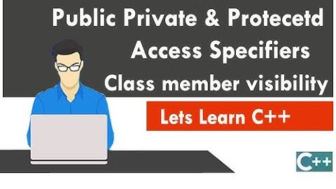 What is class member visibility - Public Private and Protected Access specifiers