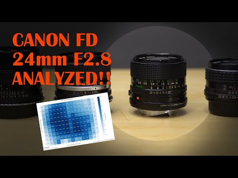 Analyzing the Canon FD 24mm F2.8 (NFD) using LAS - YouTube