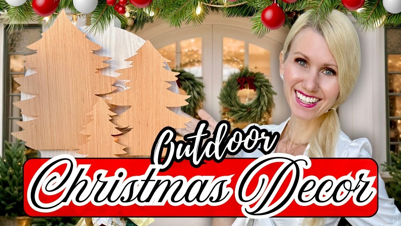 *НА УЛИЦЕ* РОЖДЕСТВЕНСКИЙ ДЕКОР СВОИМИ РОЖДЕСТВЕНСКИМИ ИЗДЕЛИЯМИ ПО УМЕНЬШЕННОМУ БЮДЖЕТУ! + ИДЕИ ...