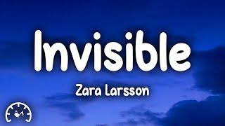Zara Larsson - Invisible (End Title from Klaus) (Lyrics)