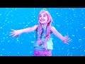 Mermaids Princesses Underwater  ⭐ Princesses In Real Life | Kiddyzuzaa - WildBrain