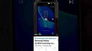 Samsung Galaxy J3 2016 incoming Message With Whisper Notification Sound